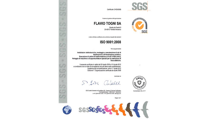 certificazione ISO